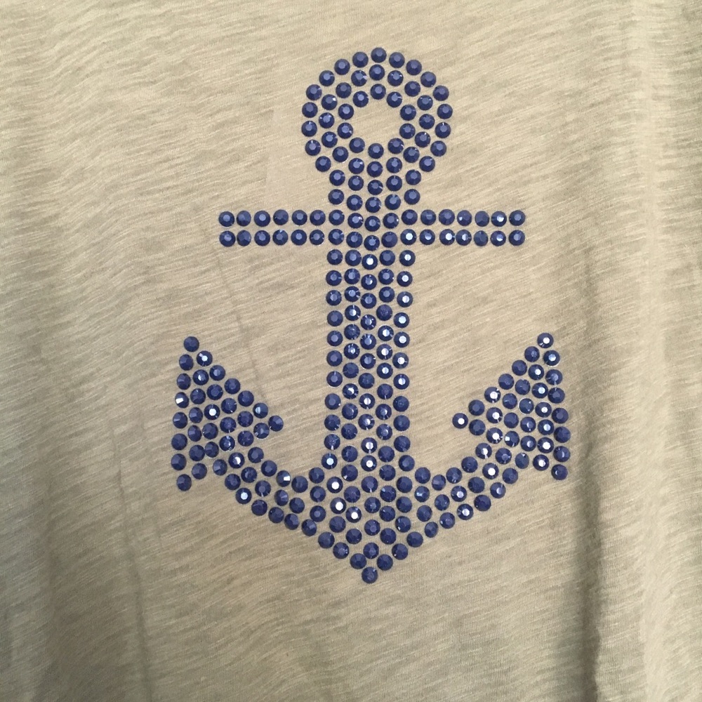 J. Crew Embellished anchor T-shirt - Picture 5 of 8